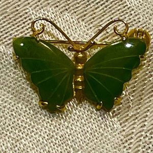 Beautiful little jade butterfly pen